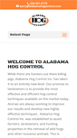 Mobile Screenshot of alabamahogcontrol.com
